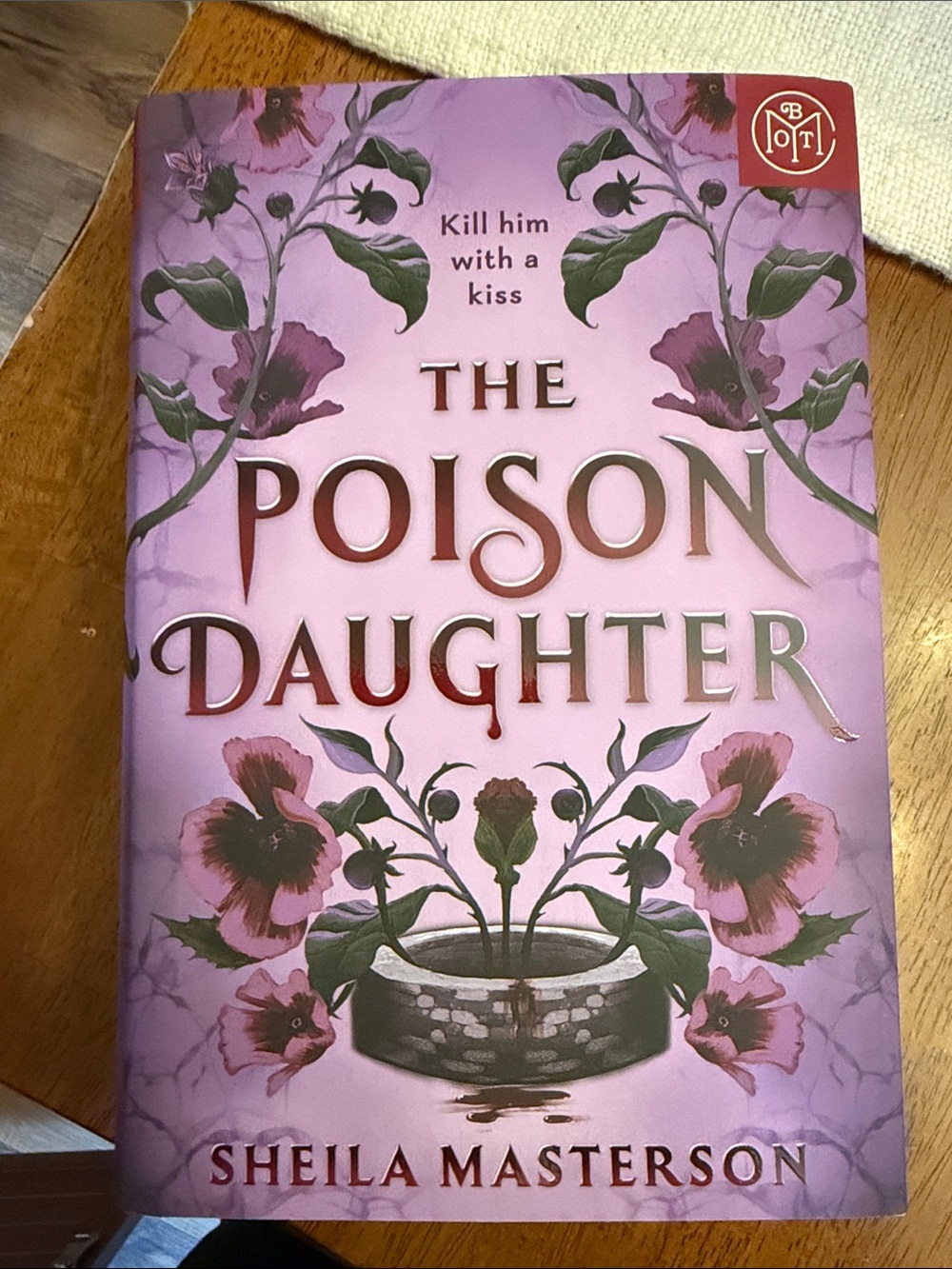 Sheila Masterson The Poison Daughter Book of the Month Hardcover